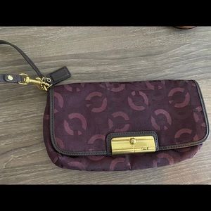 Coach wristlet